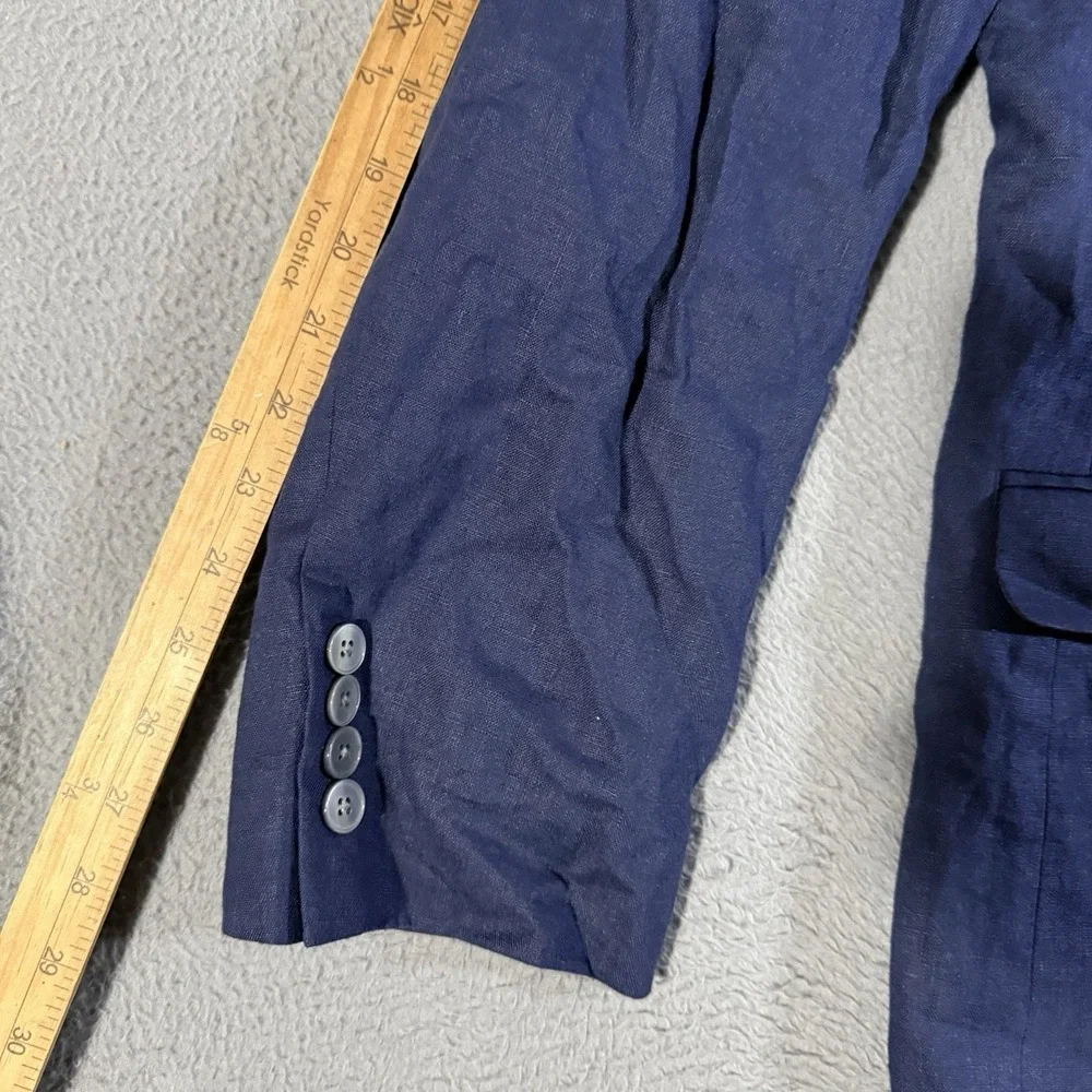 Lauren‎ Ralph Lauren Neat Blue Ultraflex Blazer Suit Jacket 46L $350 NWT
